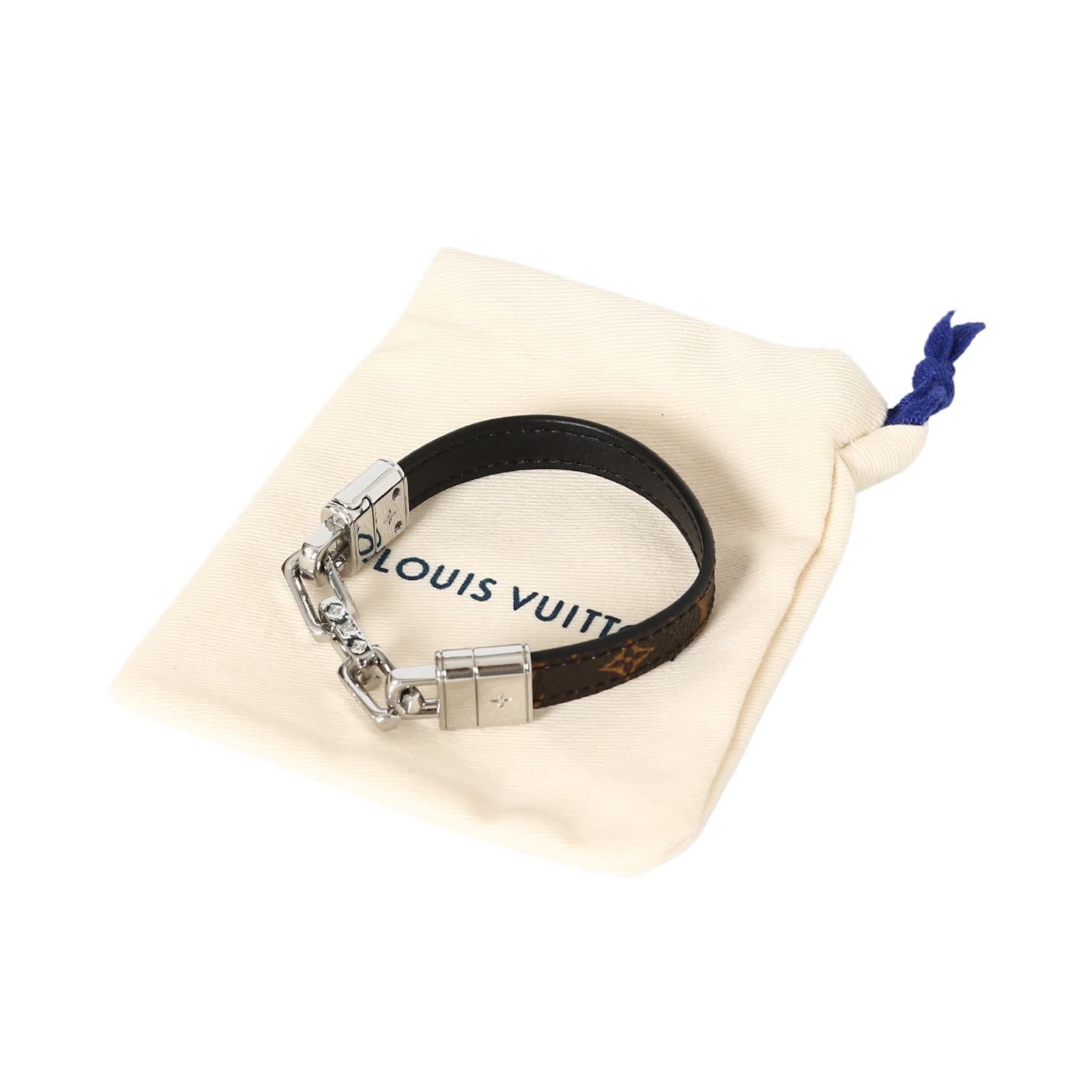 Louis Vuitton Leather Bracelet-M8405E